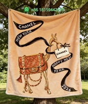 Chanel Throw Blankets